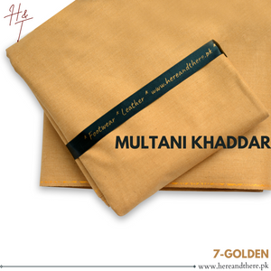 Multani Khaddar - Golden