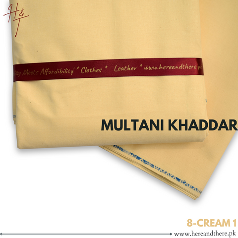 Multani Khaddar - Cream 1