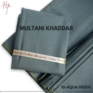 Multani Khaddar - Aqua Green