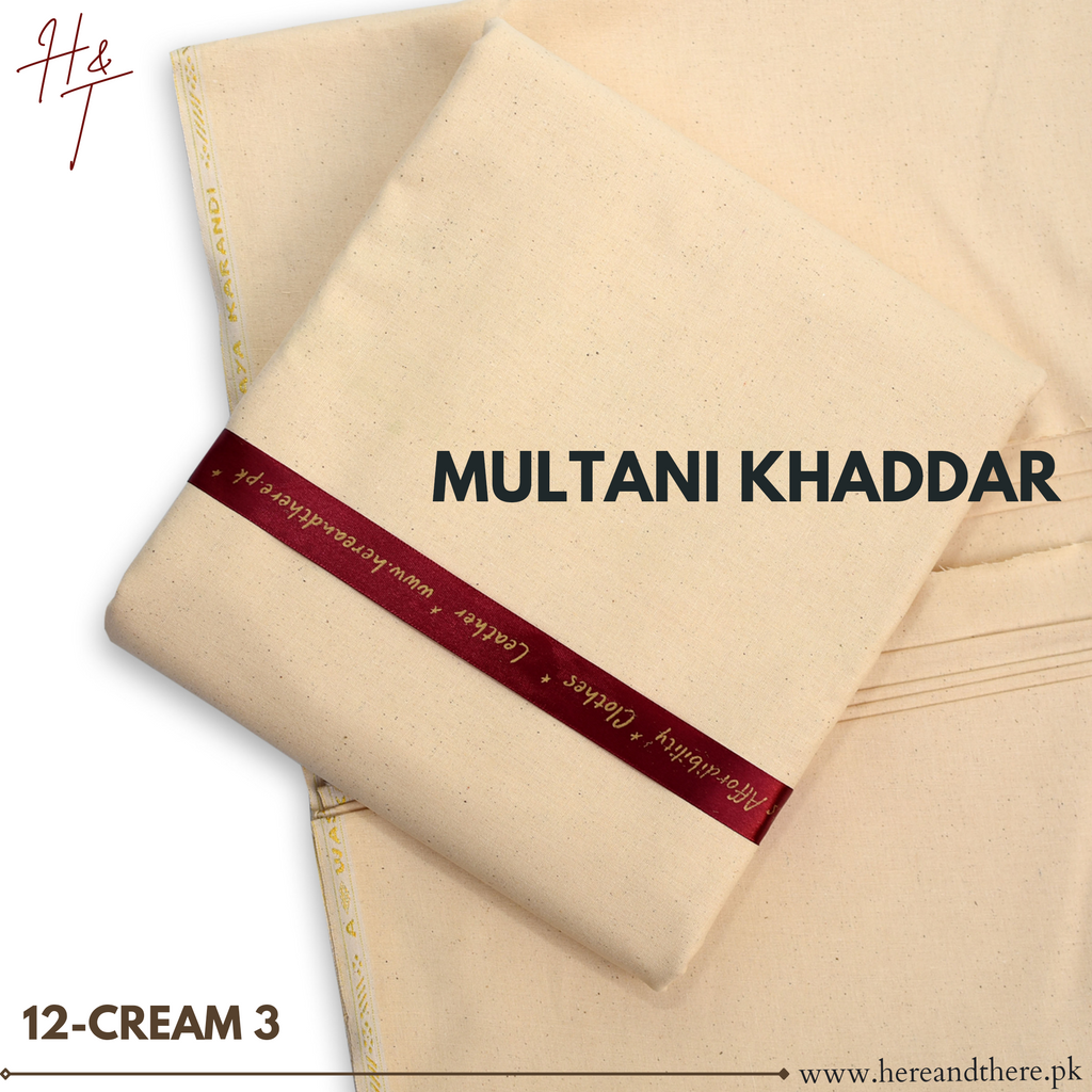 Multani Khaddar - Cream 3